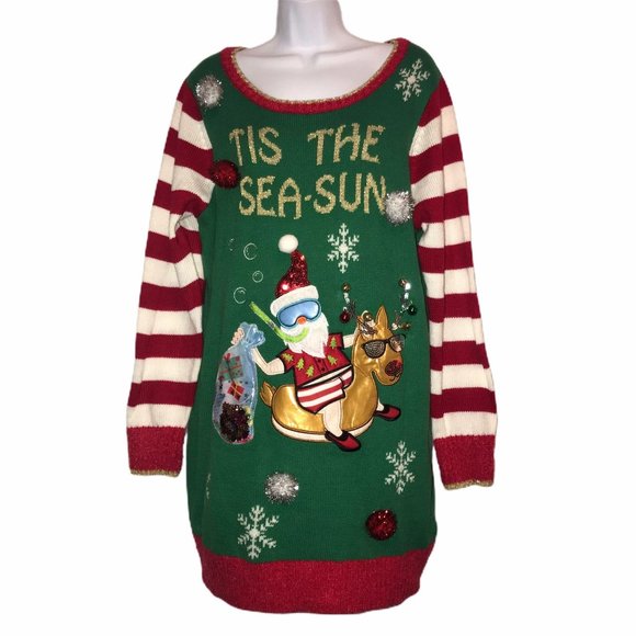 united states sweaters Sweaters - NWT United States Sweaters Santa Reindeer Tunic XL